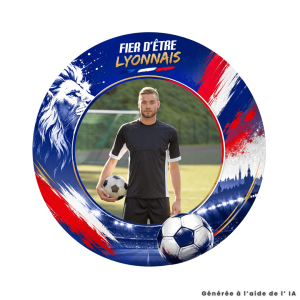 Foto de Lyon comestível redondo de 20 cm