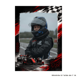 Foto comestível personalizável em formato A4 da Fórmula 1