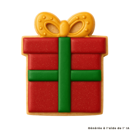 Cortador de biscoitos para presente 8 cm | Equipamento de pastelaria