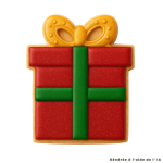 Cortador de biscoitos para presente 8 cm | Equipamento de pastelaria