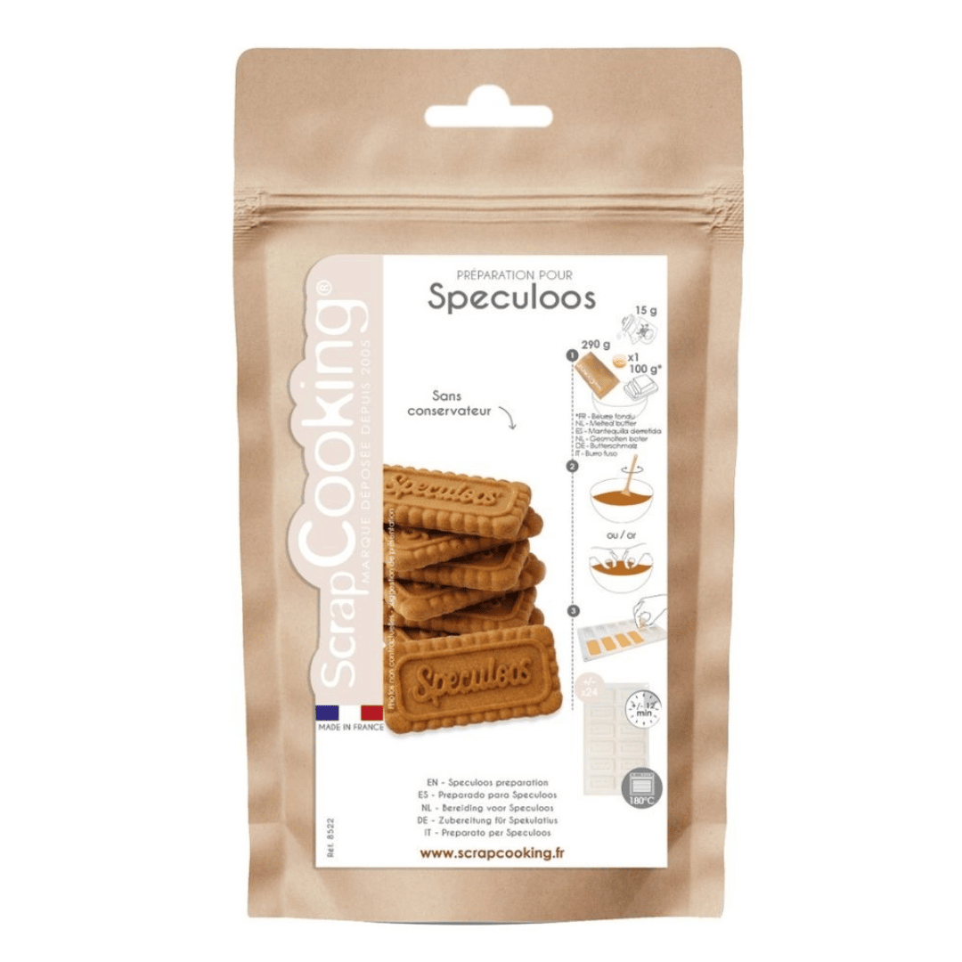 Mistura em pó para biscoitos speculoos, scrapcooking