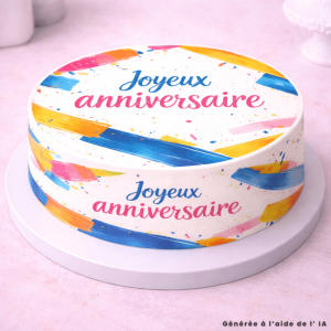 Kit de decoração de bolo de aniversário