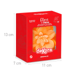 Flor de lírio d'água de papel de arroz para decoração de bolos.