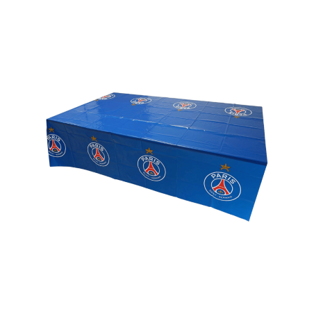 Toalha de mesa de plástico de 180x130 cm para festa de aniversário do clube de futebol PSG