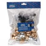 Conjunto de 32 bolas decorativas para bolo