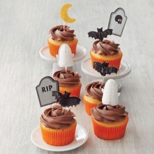 8 toppers para muffins de Halloween
