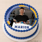 Disco de handebol comestível personalizável - 24 cm