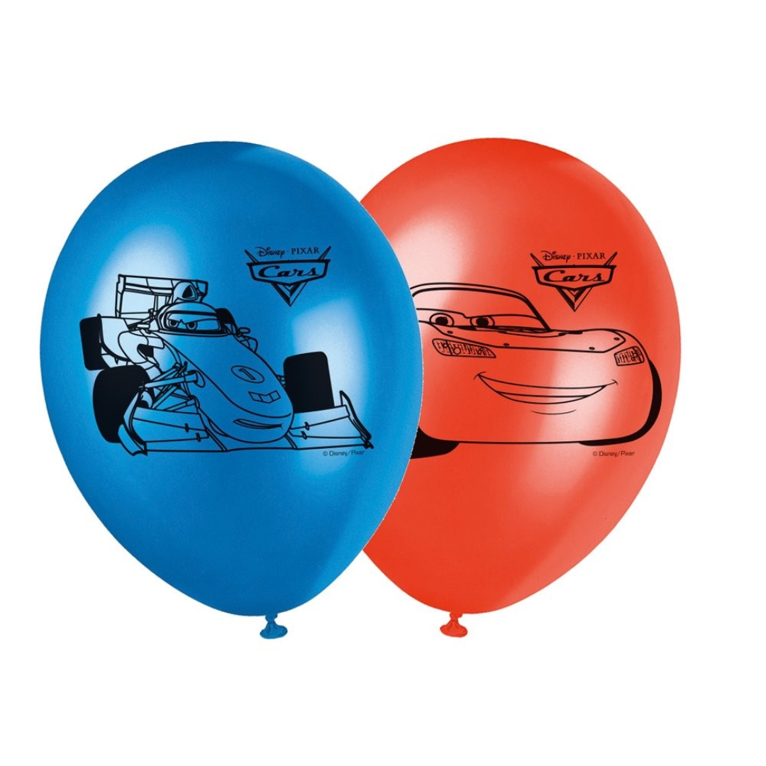 Balões de aniversário de 6 carros - Decoração de aniversário