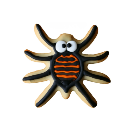 Cortador de biscoitos em forma de aranha de Halloween para biscoitos amanteigados e bolachas.