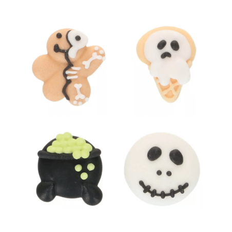 Decorações de Bolo Assombradas para o Halloween - 8 Peças