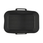 Forma retangular de silicone para fritadeira a ar (vista superior)