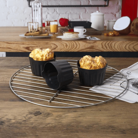 Formas de silicone para fritadeira a ar, ideais para muffins e porções individuais - COOK CONCEPT