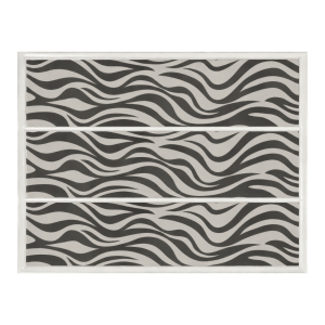 Contorno de bolo zebra