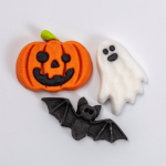 12 decorações e bolo de Halloween PME de açúcar