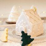 sobremesa em forma de chalé de Natal scrapcooking