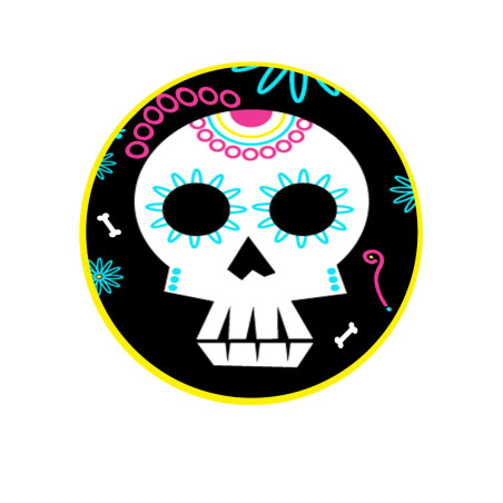 disco de açúcar de Halloween