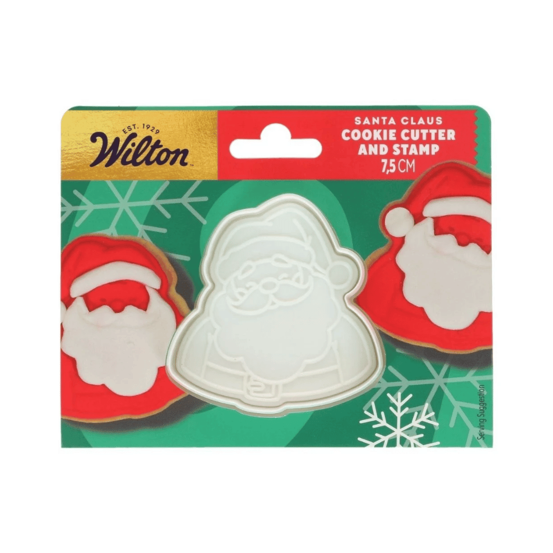 Cortador de biscoitos em forma de cabeça de Papai Noel da Wilton