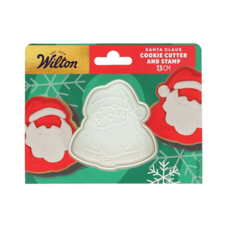 Cortador de biscoitos em forma de cabeça de Papai Noel da Wilton