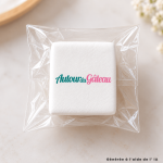 Marshmallows - logotipo - embalagem individual