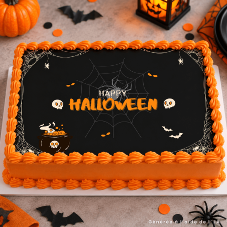 Decoração de bolo comestível de Halloween