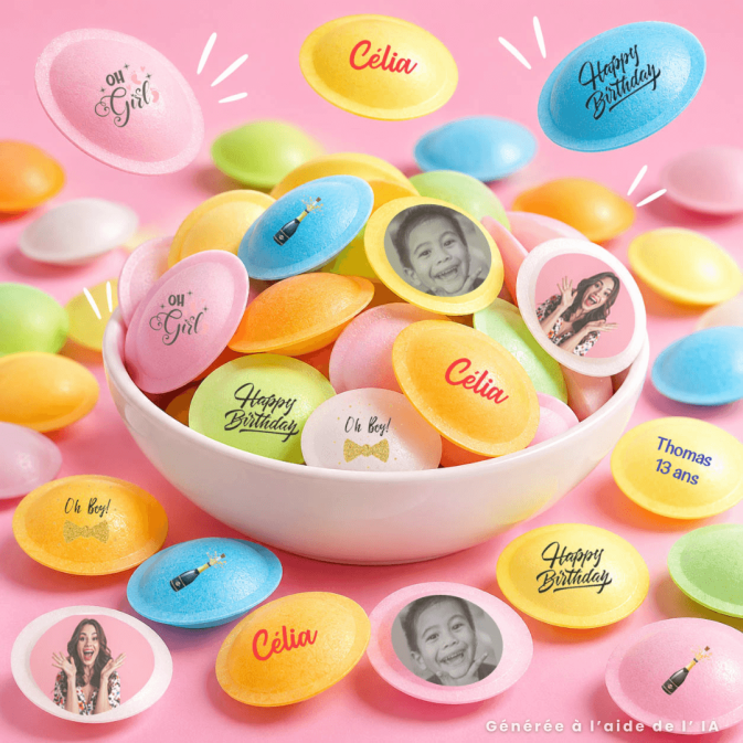 Pires de doces personalizados