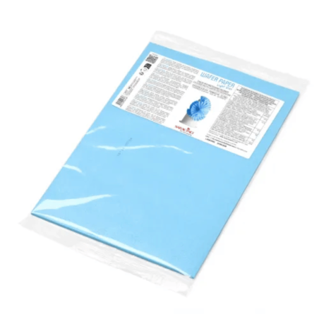papel de hóstia azul saracino
