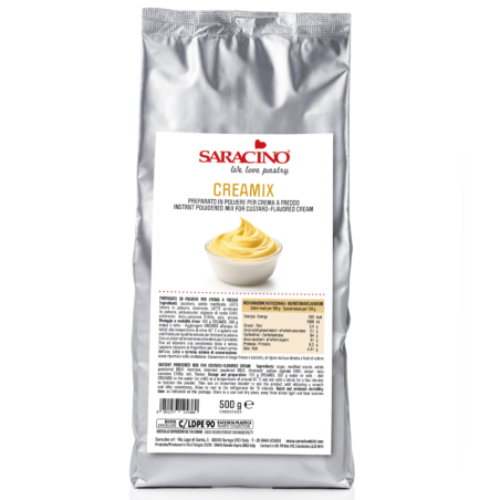 preparação creme patissiere saracino 500 g