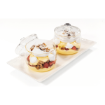 Sobremesas verrine com creme de pastelaria Saracino