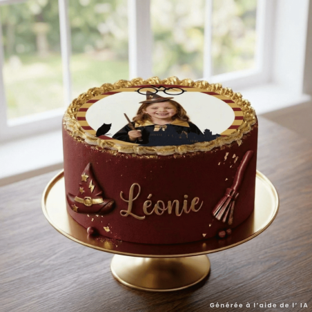 Ideia de decoração de bolo de mago - Autour du gateau