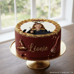 Ideia de decoração de bolo de mago - Autour du gateau