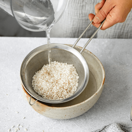 Escorredor de aço inoxidável - conceito de cozinha
