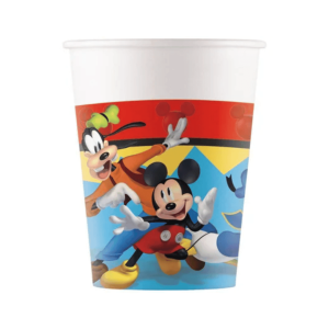 Copo de papelão de aniversário do Mickey Mouse, 20 cl