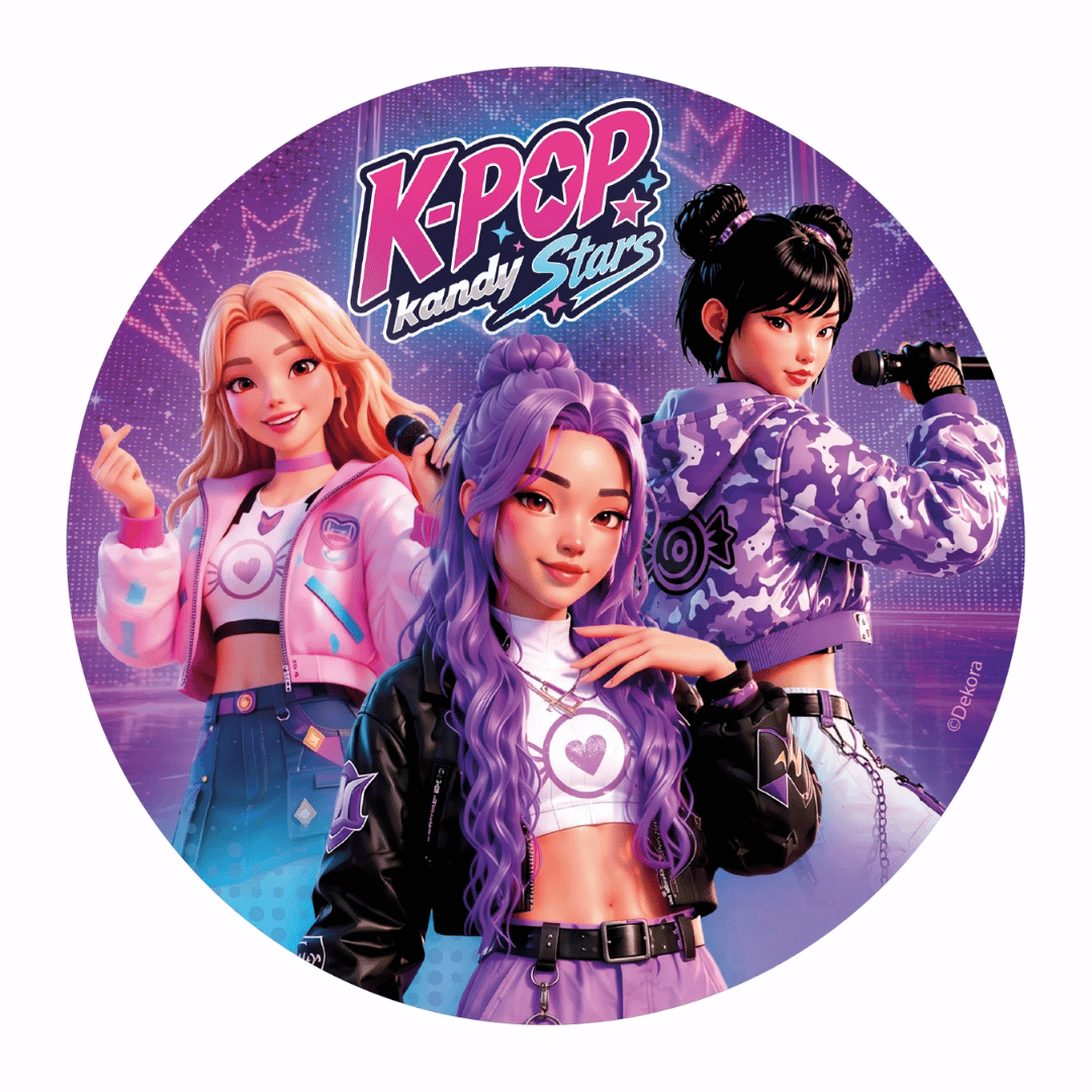 Disco de wafer K-pop Kandy Stars de 20 cm - Decorativo
