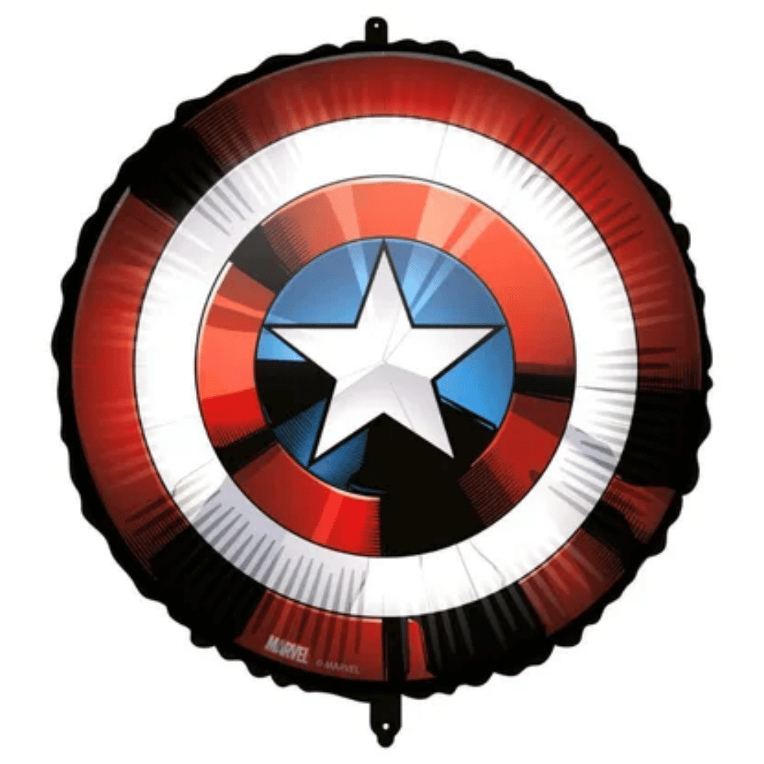 Balão de aniversário dos Vingadores - Escudo do Capitão América