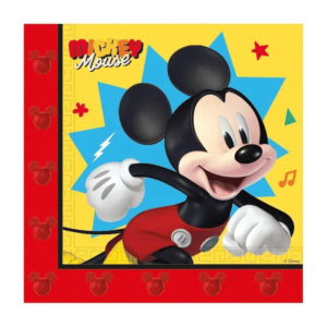 Guardanapos de papel para aniversário do Mickey Mouse