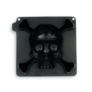 Molde de silicone de crânio 3D