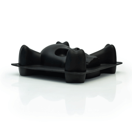 Molde de silicone em formato de crânio, design da Cecoa Paris.