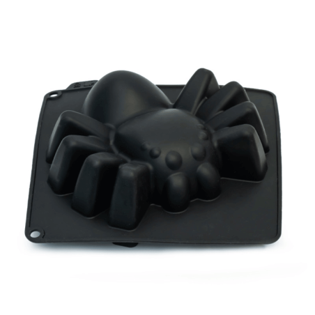 Molde de silicone para bolo de Halloween com aranha