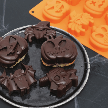 Cupcakes de Halloween da Cecoa Paris - abóboras e morcegos