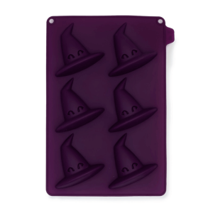 Molde de silicone para bolos em formato de chapéu de Halloween