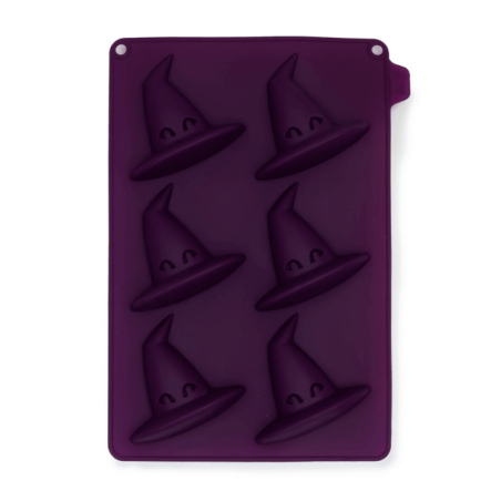 Molde de silicone para bolos em formato de chapéu de Halloween