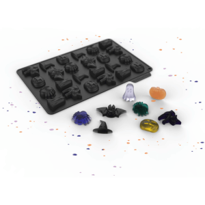 Molde de silicone para doces de Halloween