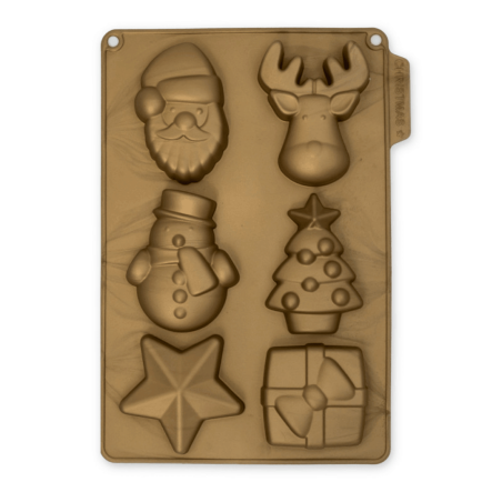Molde de silicone para bolo de Natal Cécoa Paris