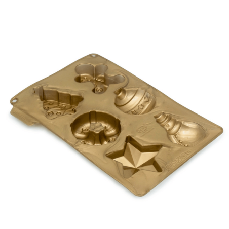 Forma de silicone para sobremesas natalinas individuais