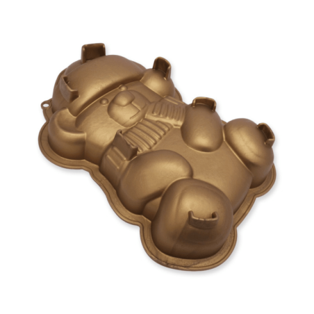 Molde de silicone em formato de ursinho de pelúcia para bolo de Natal