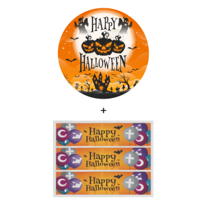 Kit comestível de pão ázimo de Halloween