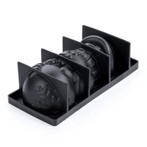 Molde de silicone para tronco em formato de boneco de neve