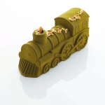 buche de noel em forma de locomotiva - Pavoni Italia