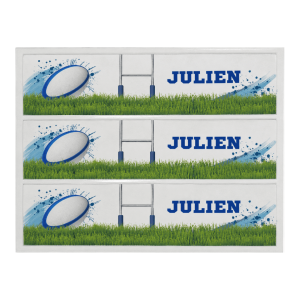 Esboço de bolo de rugby para personalizar