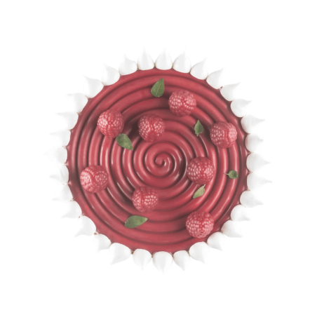 Decoração de bolo trompe l'oeil com frutas silvestres - Pavoni Italia